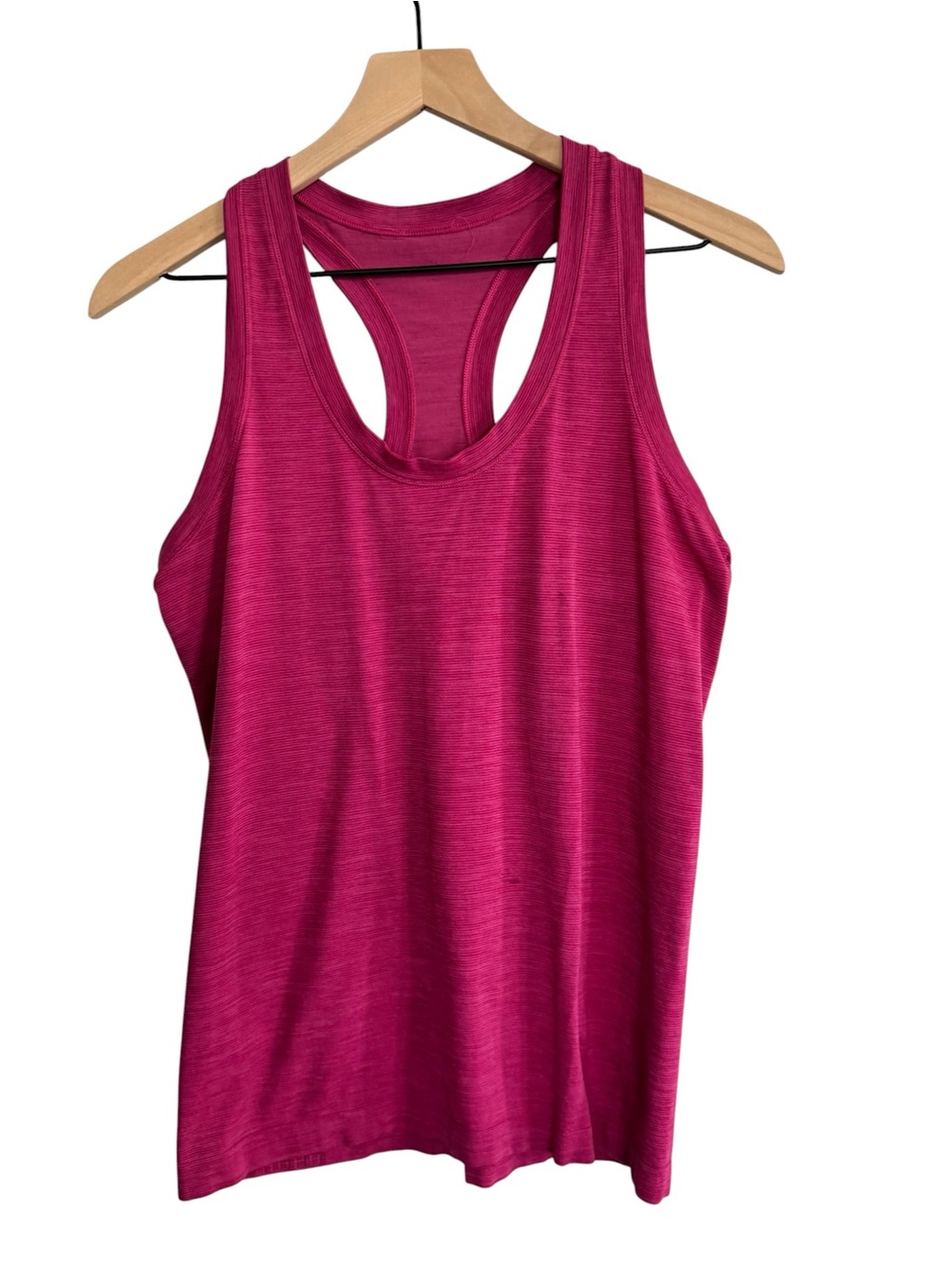 Athleta Pink Racerback Tank Top - Size Medium - Picture 3 of 5